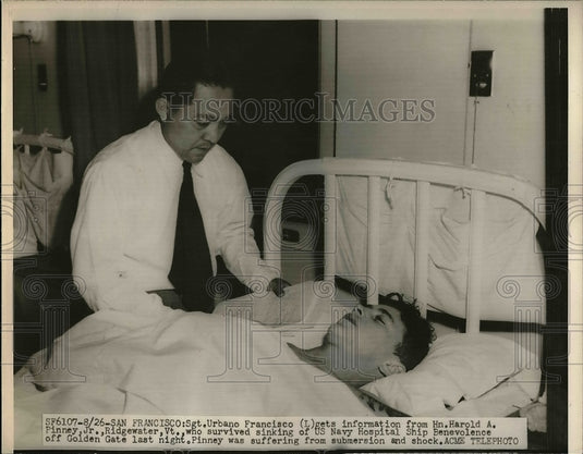 1950 Sgt. Urbano Francisco Hn. Harold A. Pinney Jr.  - Historic Images