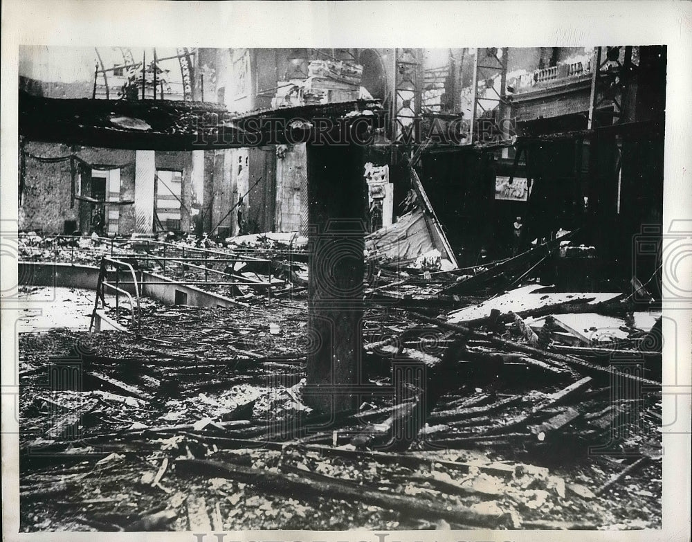 1946 Ruins Of Cinquantenaire Museum In Brussels, Belgium, After Fire - Historic Images