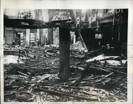 1946 Ruins Of Cinquantenaire Museum In Brussels, Belgium, After Fire - Historic Images