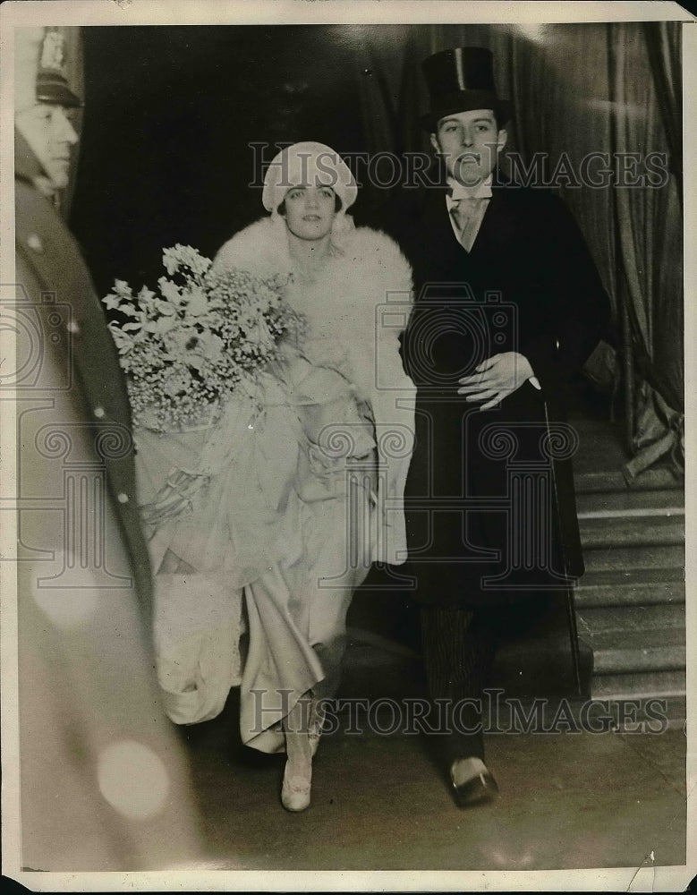 1929 Frances Kelly weds Thomas Mortimer Keresey in NYC  - Historic Images