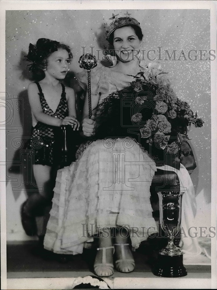 1936 Press Photo &quot;Arkansas Centinneial Queen&quot; Imogene Schneider - nea52424 - Historic Images