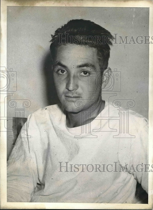 1941 Sgt Hubert Sutton Recuperates In Hospital After Injured - Historic Images