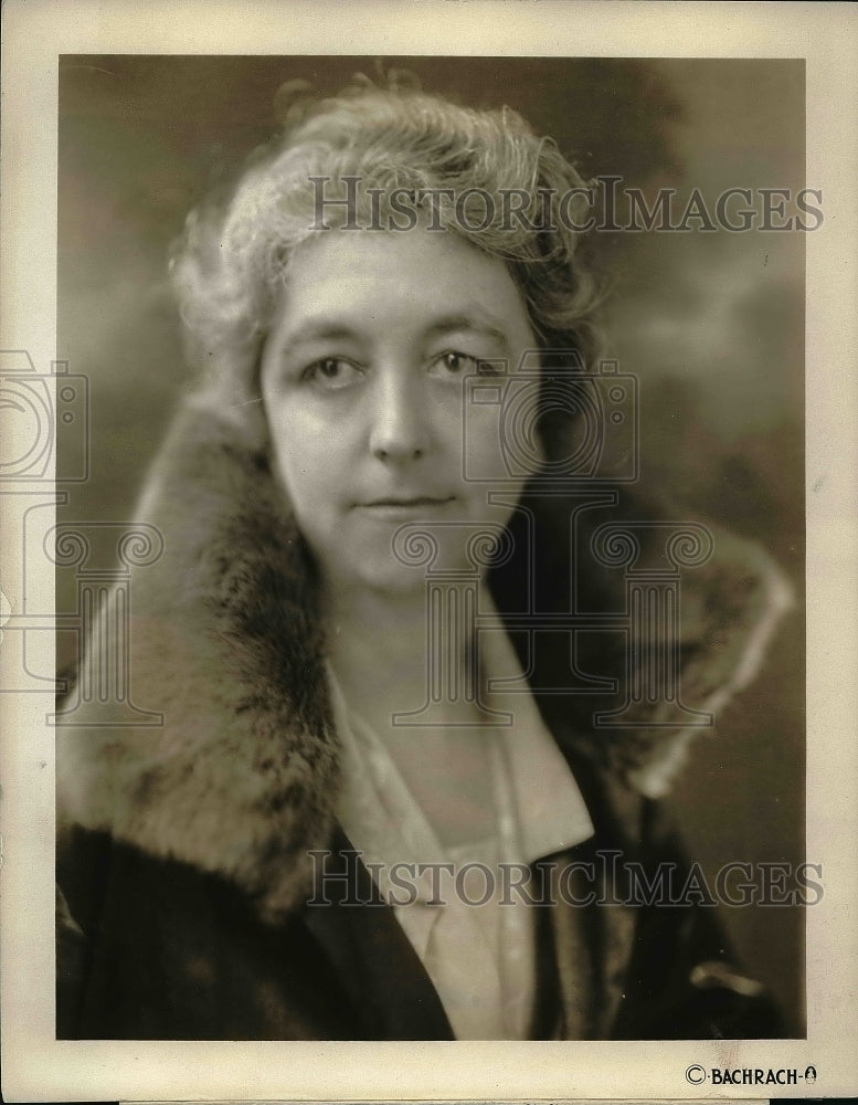 1929 Madame Stegfried, wife of French economist  - Historic Images