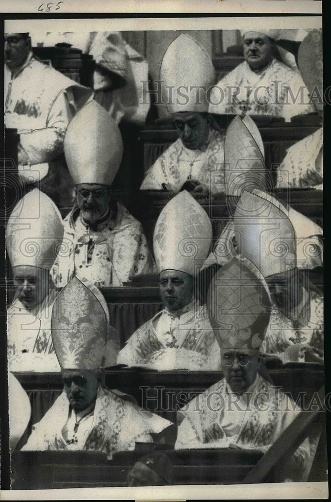 1962 Cardinals of Roman Catholic Church Francis Cardinal Spellman - Historic Images