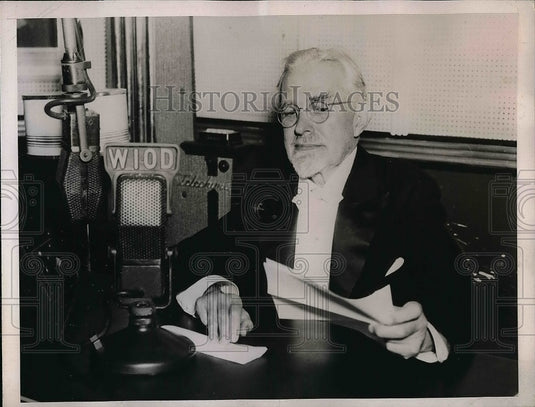 1936 Col. Henry Doherty planning birthday ball for the president - Historic Images