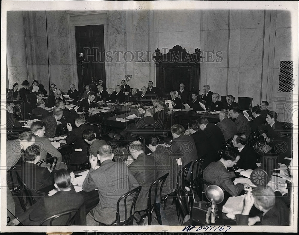 1941 Secretary of War Henry L Stimson Lend Lease Hearing  - Historic Images