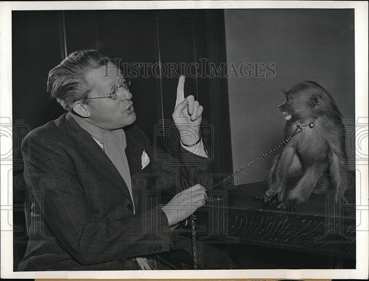 1941 Press Photo Dr. Arthur Roddzinzki Cleveland Orchestra Director - Historic Images