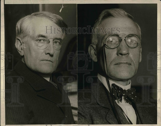 1935 Press Photo John Roach Stanton & John M Walsh Strike Similar Pose - Historic Images
