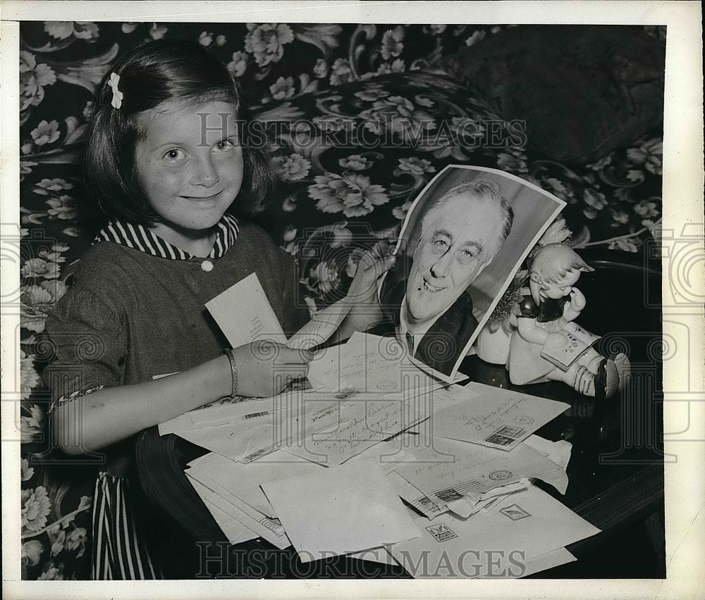 1942 President Roosevelt Sends Birthday Letter To Geraldine Devlin - Historic Images