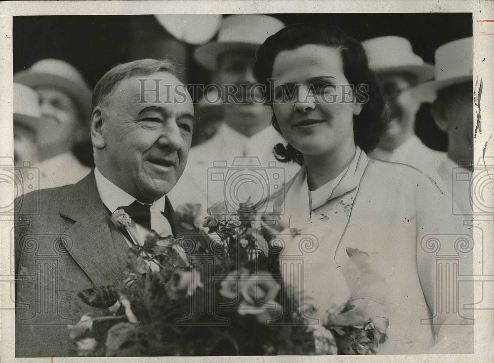 1932 Press Photo Navy Secretary Josephus Daniels at American Legion Convention - Historic Images