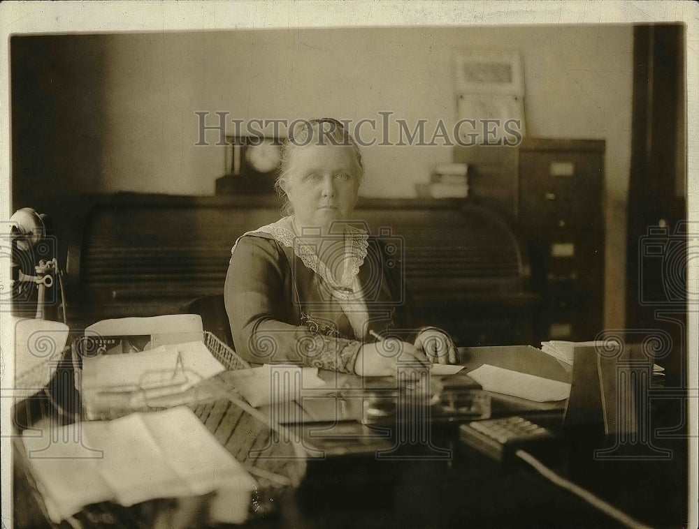 1914 Press Photo progressive era social reformer, criminologist Katherine Davis - Historic Images