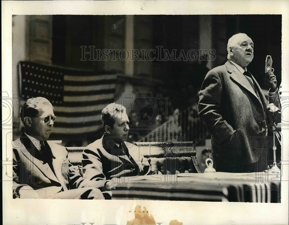 1941 Press Photo US Ambassador To Mexico Josephus Daniels Speaks - nea52969 - Historic Images
