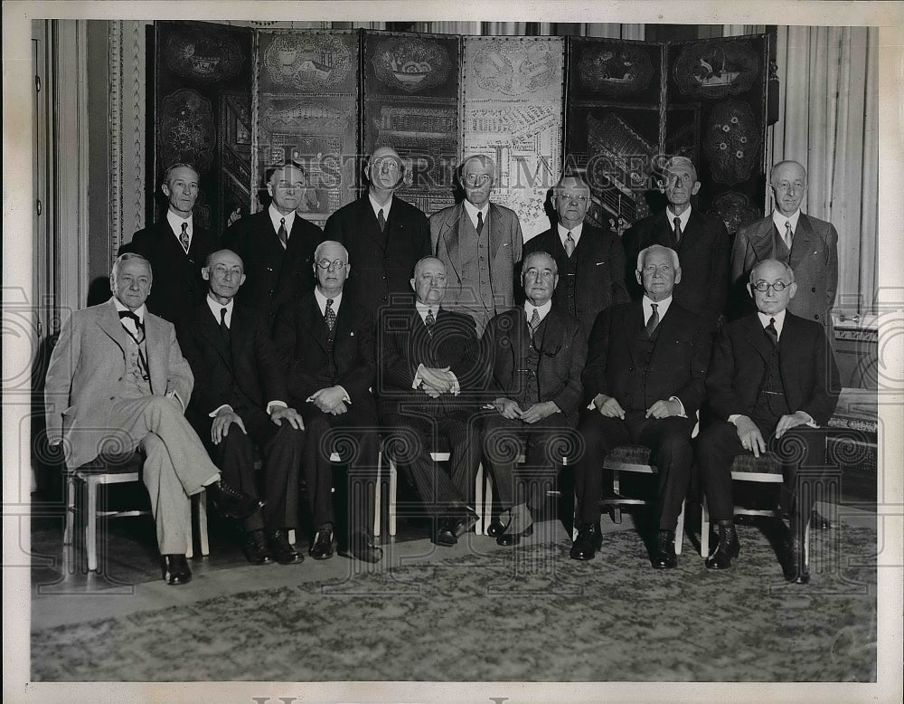 1935 Press Photo Newspaper Editors Gather At Annual Associated Press Meeting - Historic Images