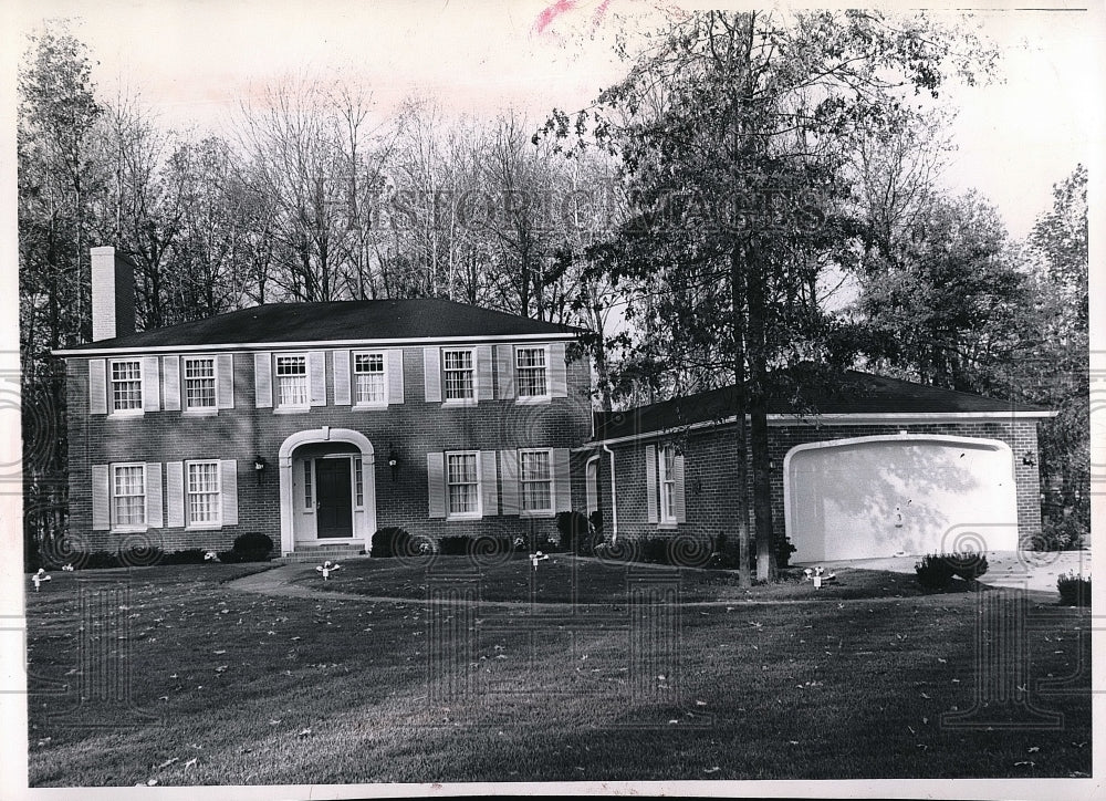 1968 Press Photo King Jones Grants Model Home West - nea53036 - Historic Images