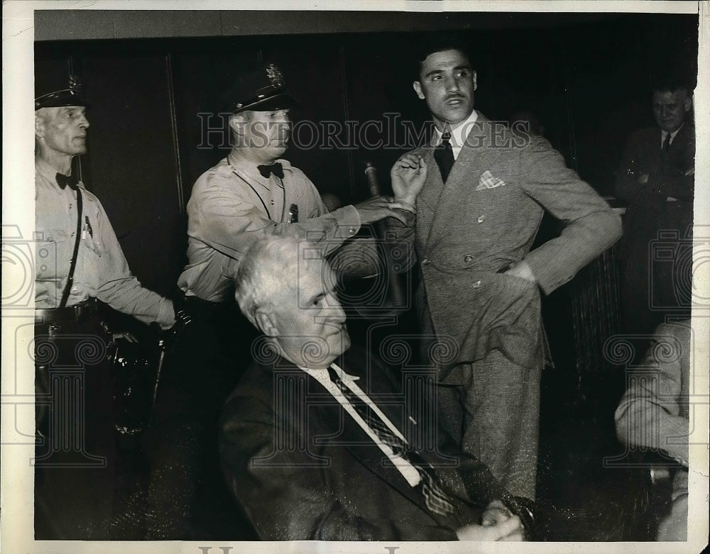 1937 Difrancesco Attorney for CIO Thrown Out of Meeting  - Historic Images