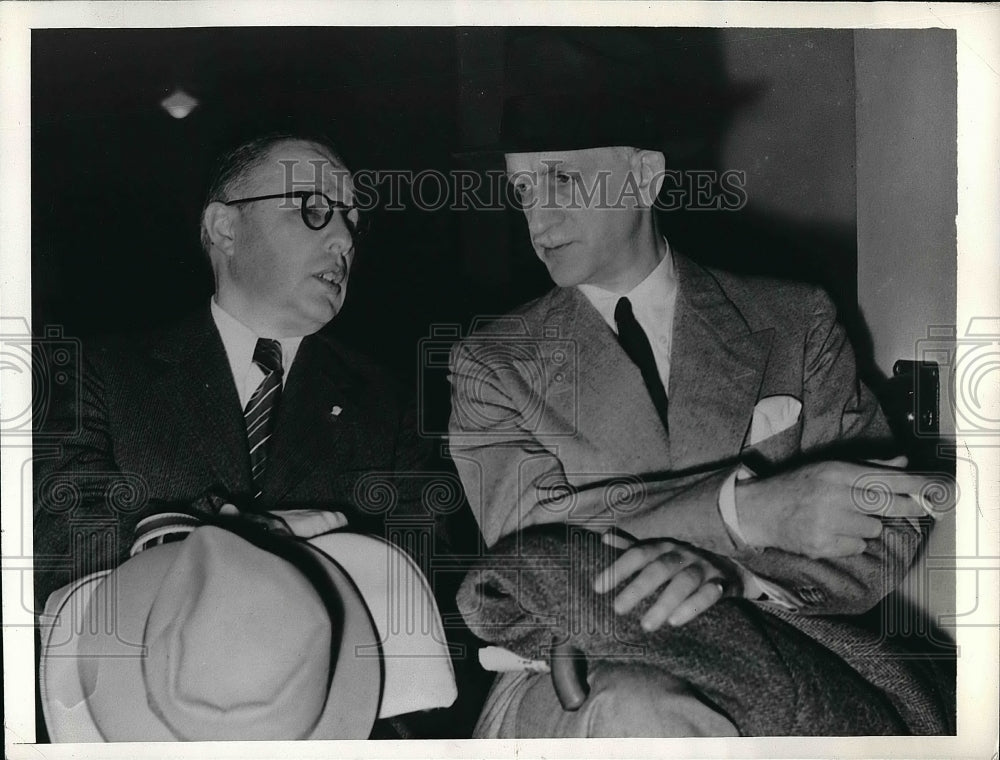 1942 Dr Julios Tobar Donoso &amp; Sumner Welles Undersecretary of State - Historic Images