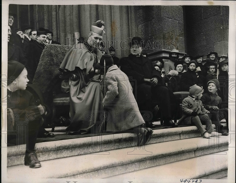 1939 Press Photo Bishop Stephen Donahue St Patrick&#39;s Cathedral - nea53090 - Historic Images