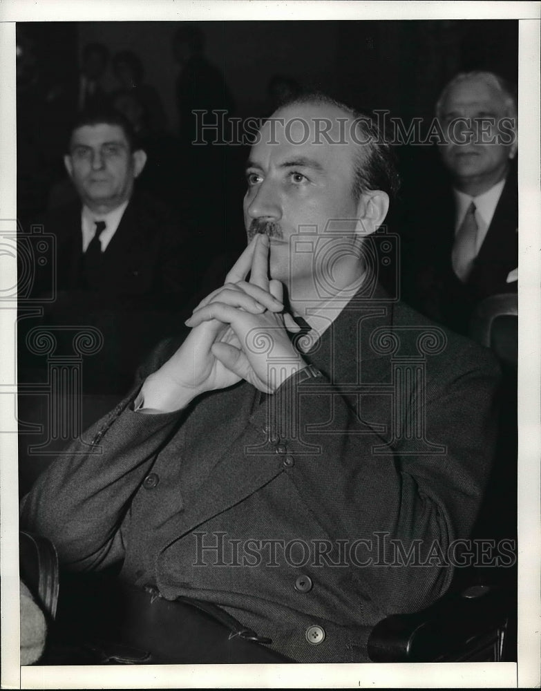 1941 Francios De Danafifu Counselor of Embassy  - Historic Images