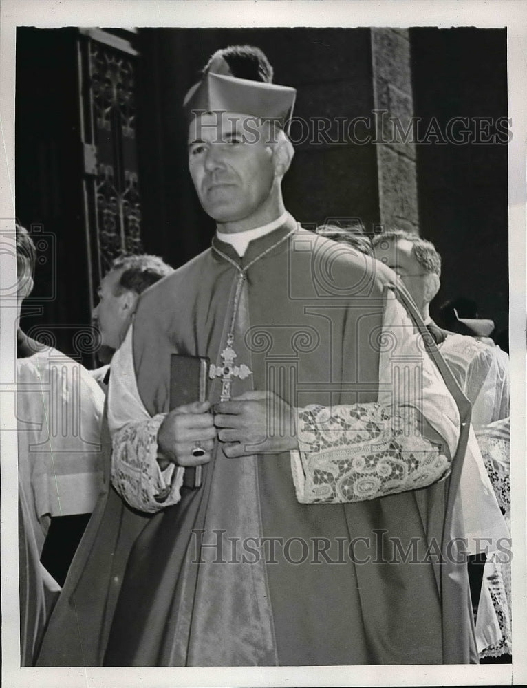 1938 Press Photo Bishop Stephen Donahue Administrator of Archdiodese - nea53271-Historic Images