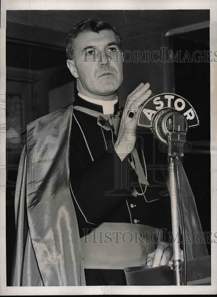 1939 Rev Stephen Donahue Candidate For Cardinal Appointment - Historic Images