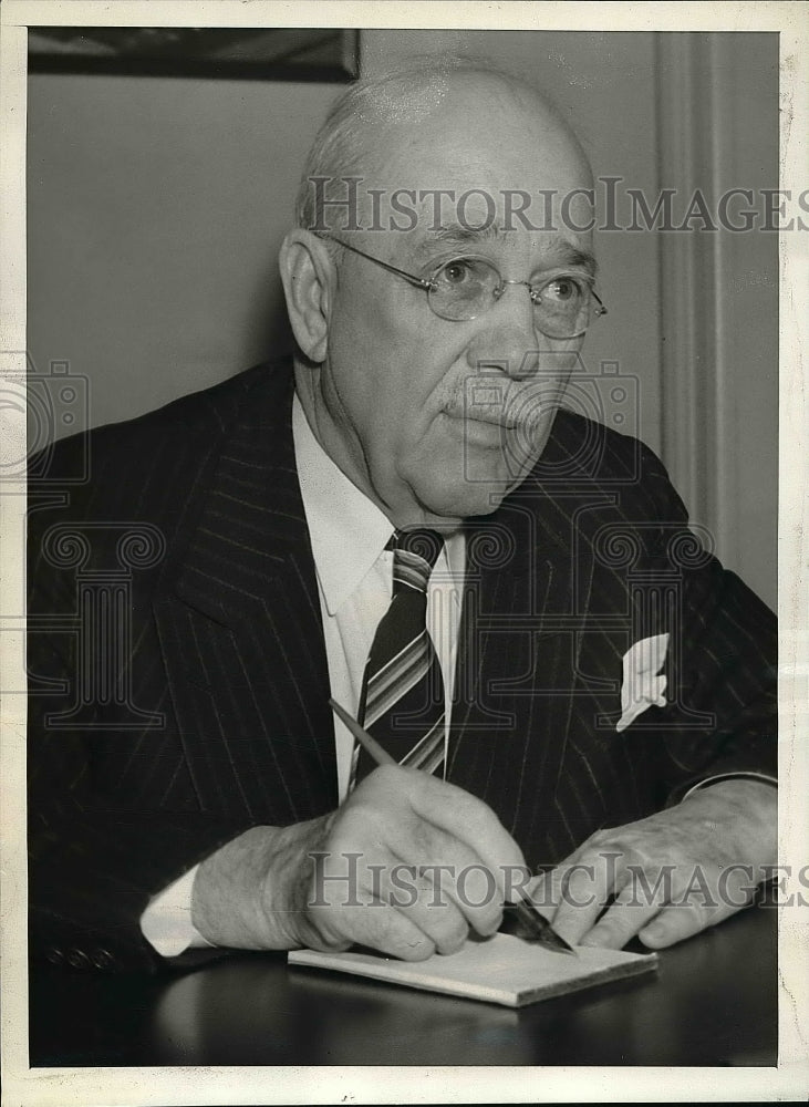 1939 Press Photo William M. Drennon Kansas City Manager - nea53292-Historic Images