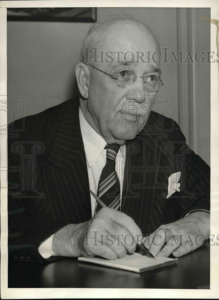 1939 Press Photo William M. Drennon New Kansas City Manager - nea53293-Historic Images