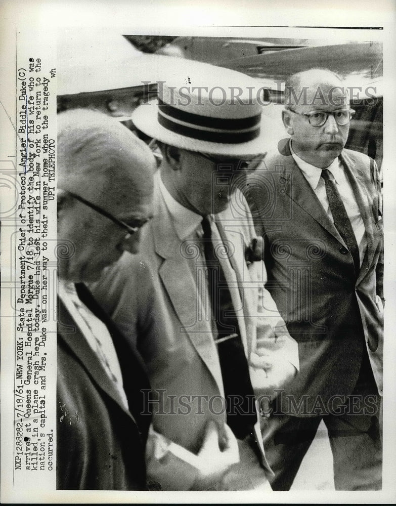 1961 State Dept.'s Angier Biddle Duke, wife killed in plane crash - Historic Images