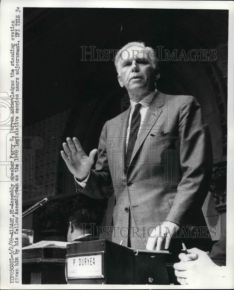 1969 Assembly Speaker Perry B Durvea  - Historic Images