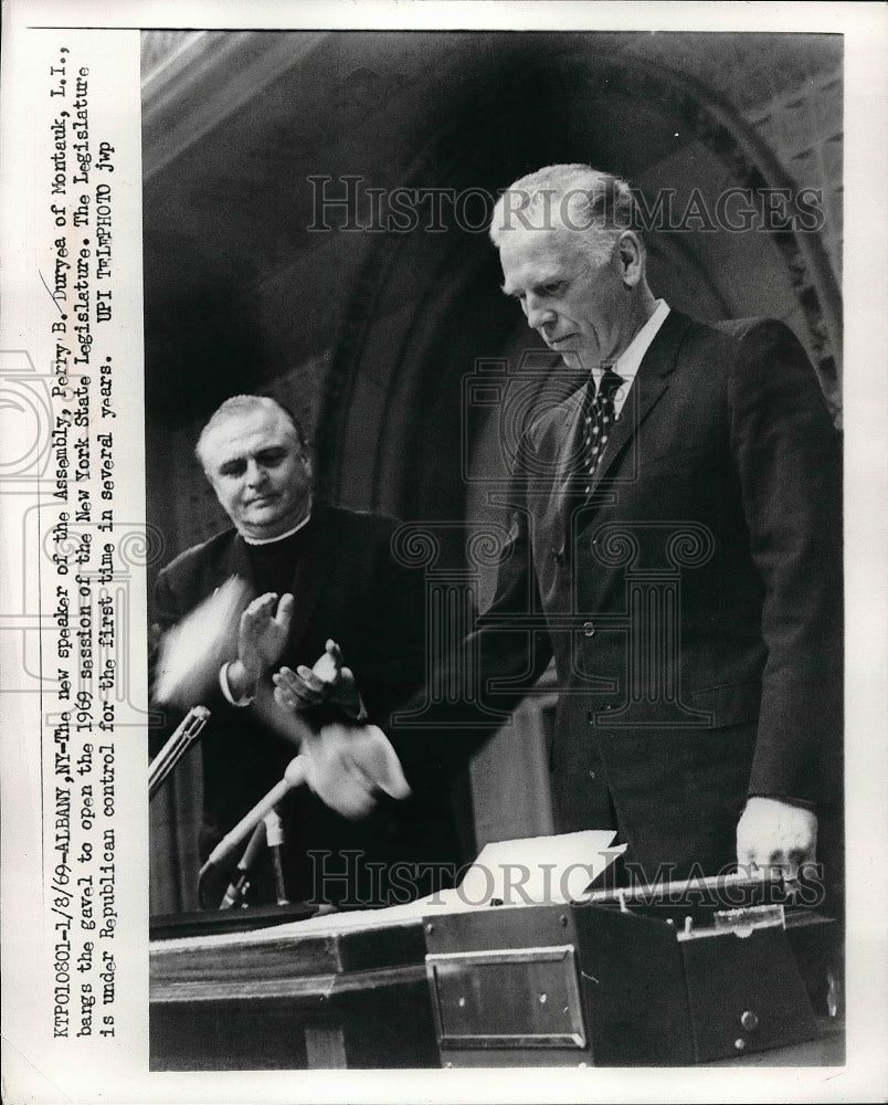 1969 Assembly Speaker Perry B Durvea  - Historic Images