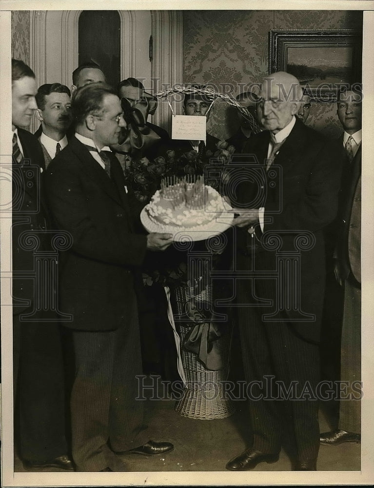 1927 Press Photo Former Senator Chauncey Depew 93rd Birthday - nea53399 - Historic Images
