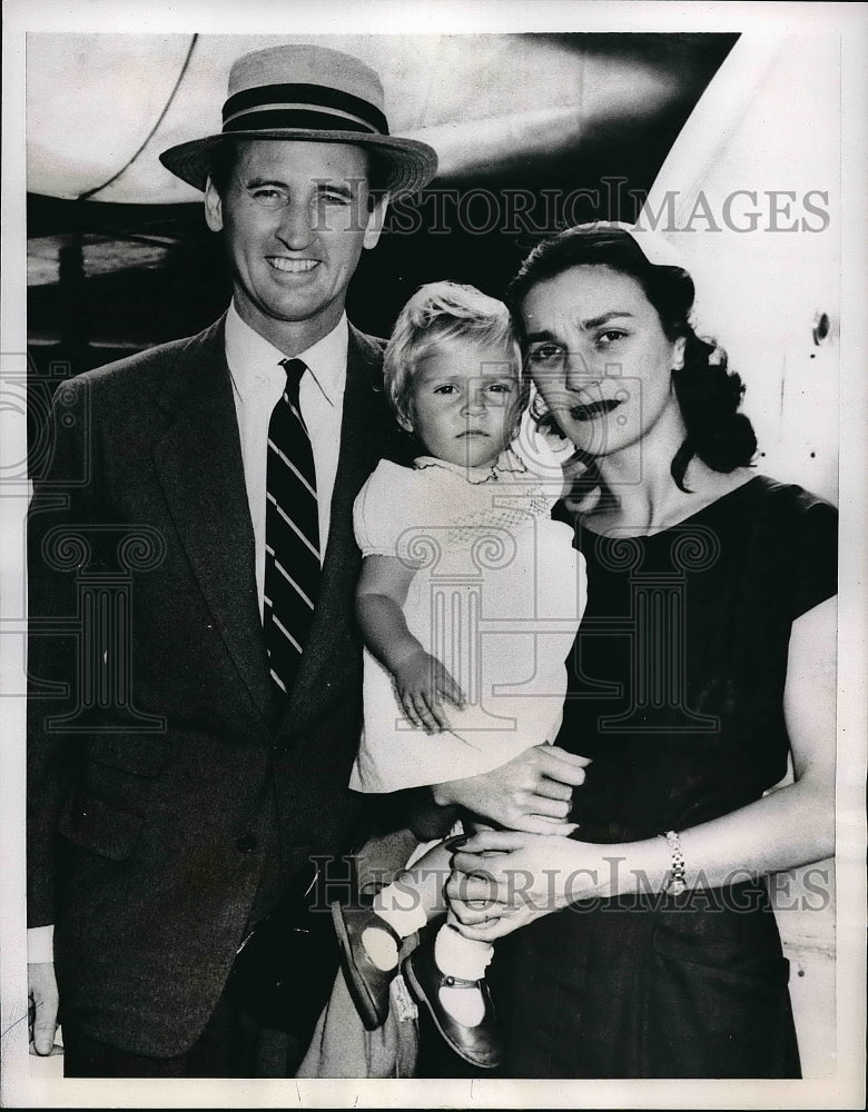 1955 Chairman Of Executive Committee Angier Biddle Duke &amp; Wife Maria - Historic Images