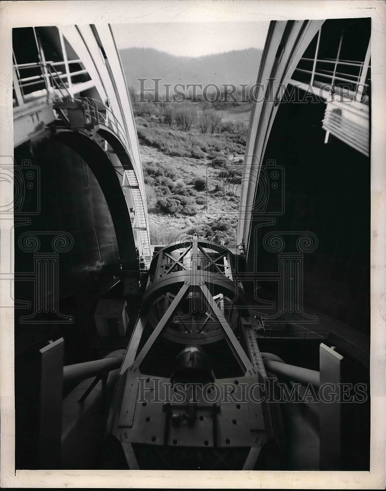 1948 View Of Plane With Scientific Equipment On Mt. Palomar - Historic Images