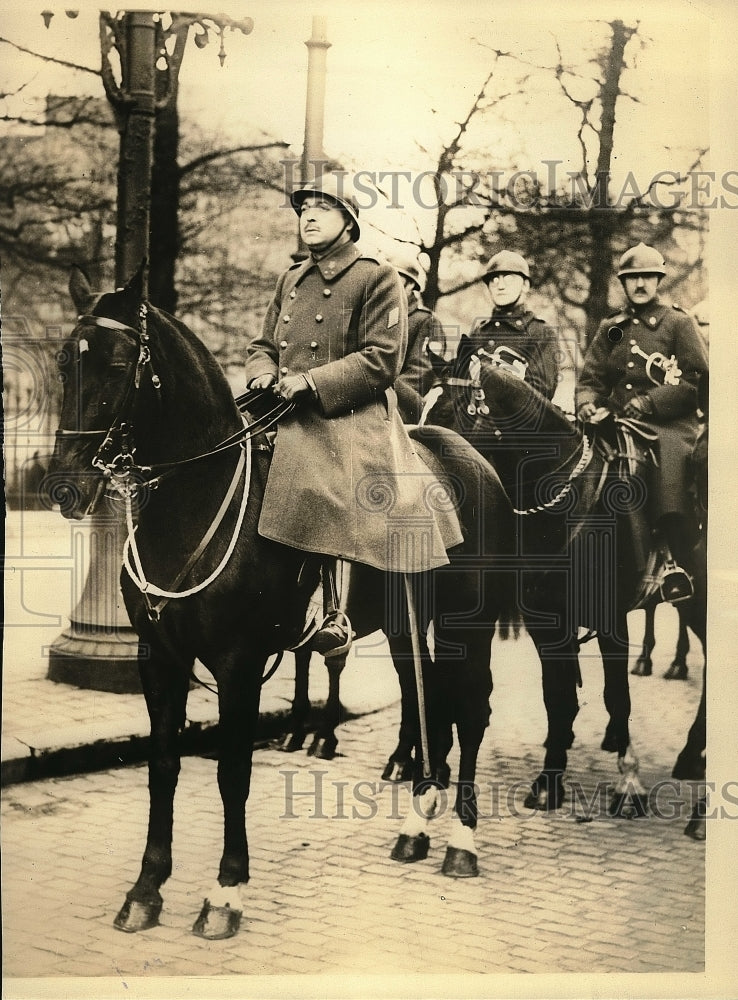 1929 Captain Arthur Prevost Conductor of Belgian Band  - Historic Images