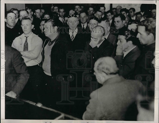 1935 Press Photo George Henry, Reese Jones, George Monahan & George Amblard - Historic Images