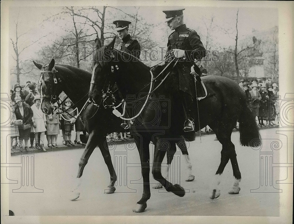 1939 Press Photo The Prince Of Wales Accompanying The Duke Of Connaught - Historic Images