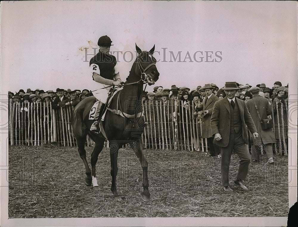 1928 H.R.H. The Prince Of Wales In The Paddock At The Hunt Point - Historic Images