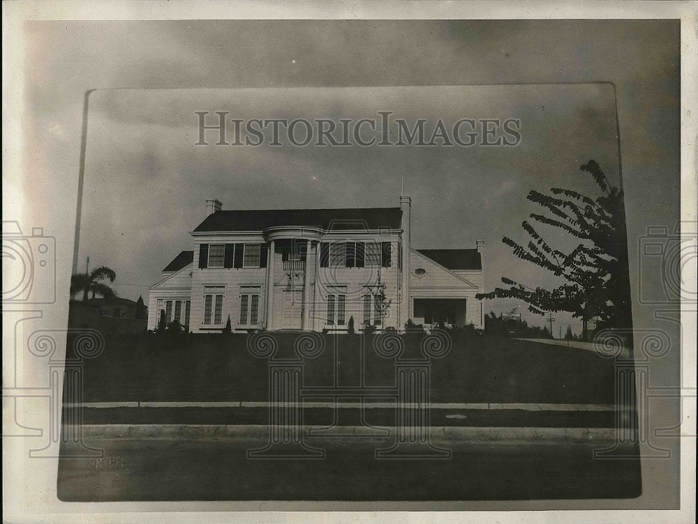 1929 Barnett Home in Los Angeles  - Historic Images