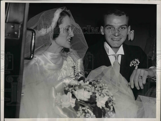 1935 Presidential Secretary's Daughter Mr & Mrs.Frederick Hayes - Historic Images