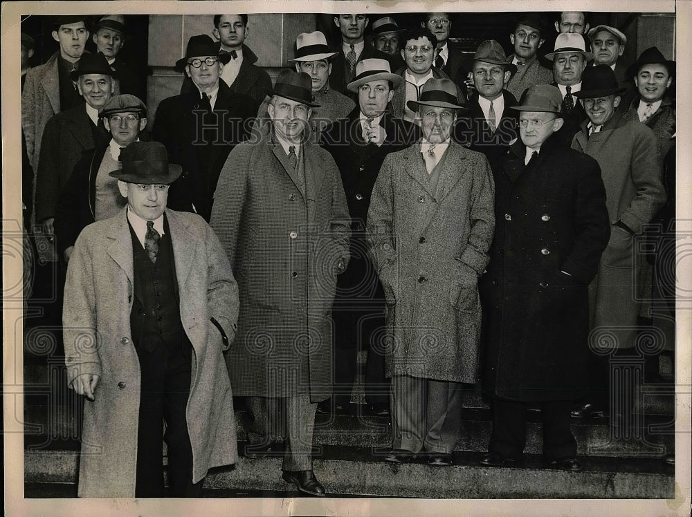 1936 Members Of Grand Jury For The Kidnapping Of Paul H. Wendel - Historic Images