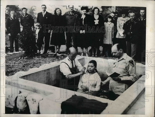 1948 David E. Weaver Rev Yuva Kitoki Pastor Church Tokyo  - Historic Images