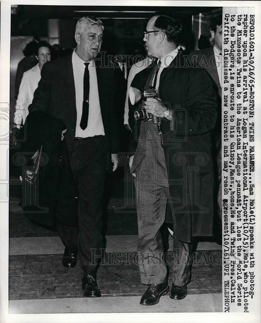 1965 Press Photo Minnesota Twins Sam Mele - nea54051 - Historic Images