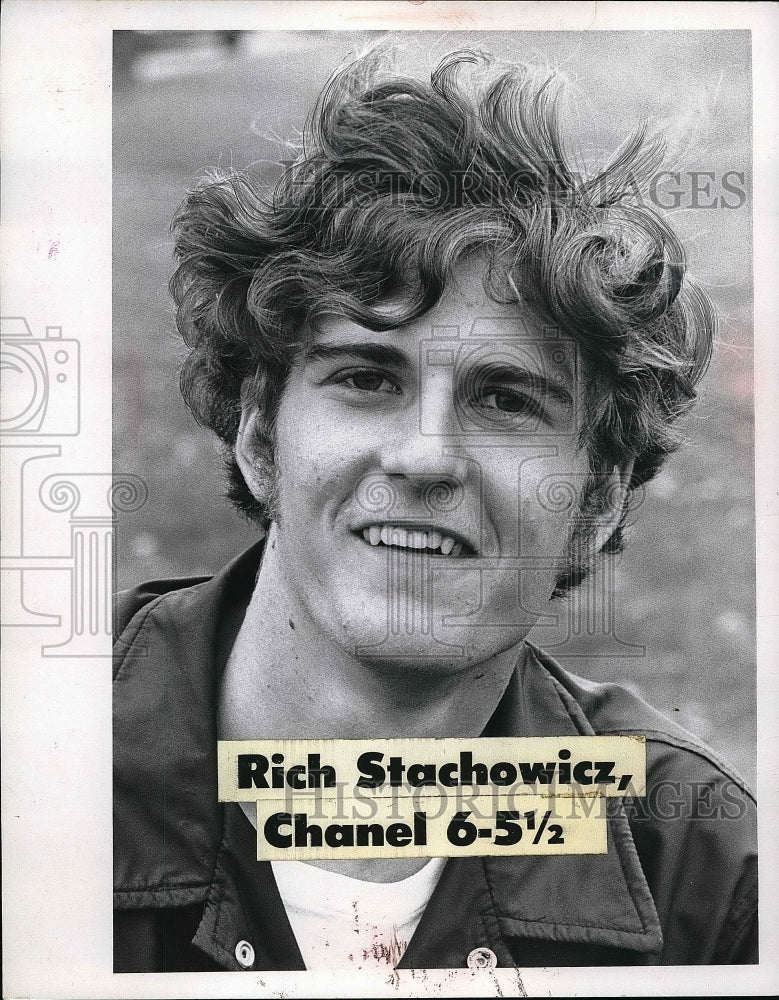 1970 Press Photo Rich Stachowica Chanel Track Runner - nea54167 - Historic Images