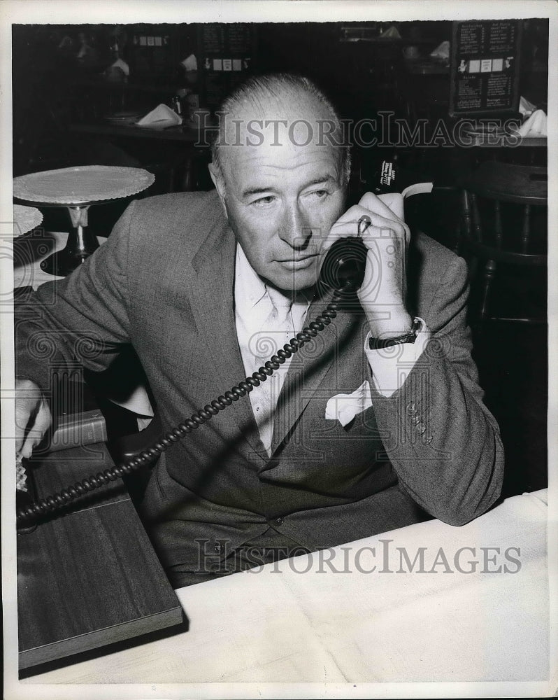 1958 Press Photo O'Doul Restuarant Manager - nea54286 - Historic Images