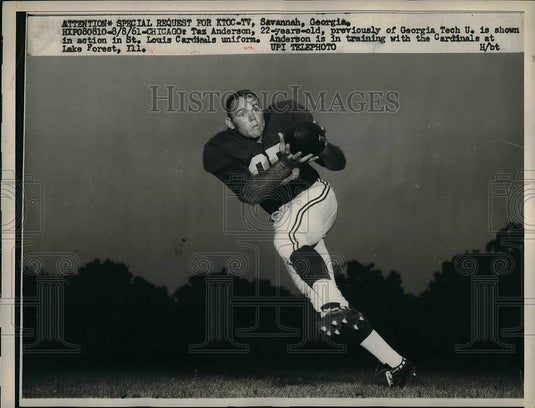 1961 Taz Anderson training with the St. Louis Cardinals  - Historic Images