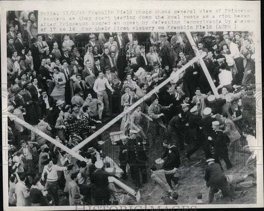 1946 Press Photo Princeton Fans After Win Against Pennsylvania - nea54594 - Historic Images
