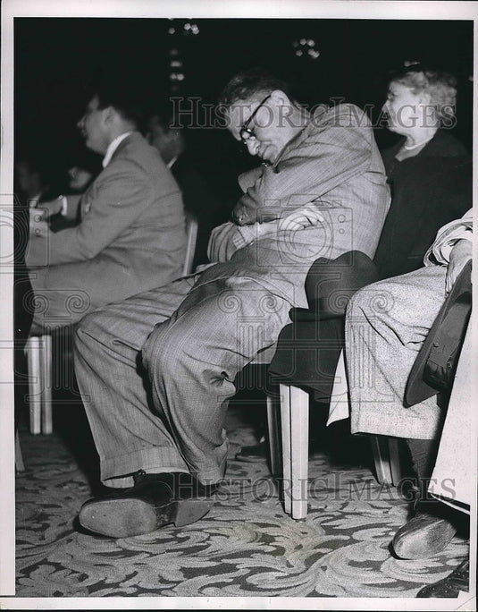 1955 Financier Louis G. Wolfson Conrad Hilton HOtel Sewell Avery - Historic Images