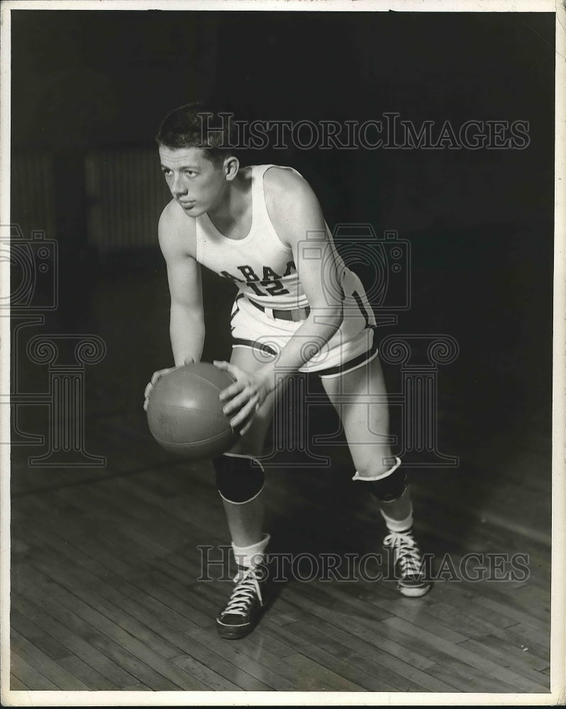 1940 Press Photo Alabama University Basketball Player Ed Hudson - nea55074 - Historic Images