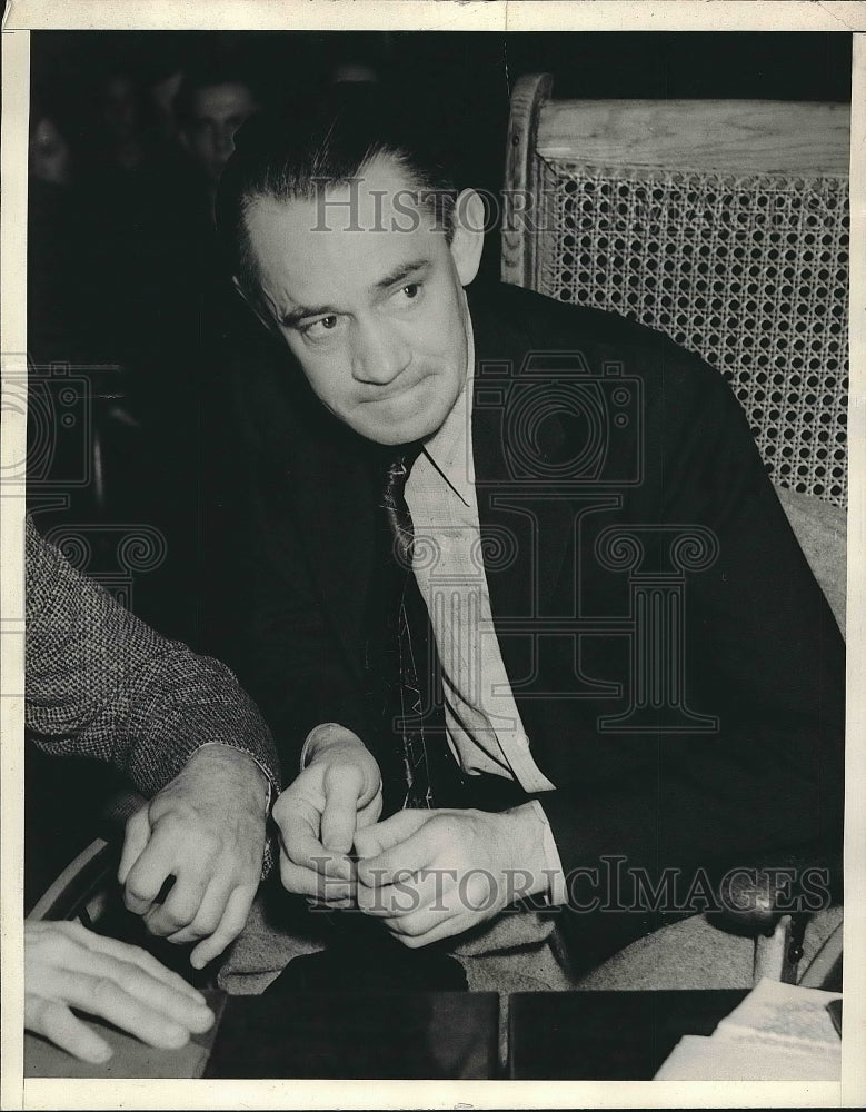 1937 Press Photo Worth A. Clements charged with killing his fiancee - nea55501 - Historic Images