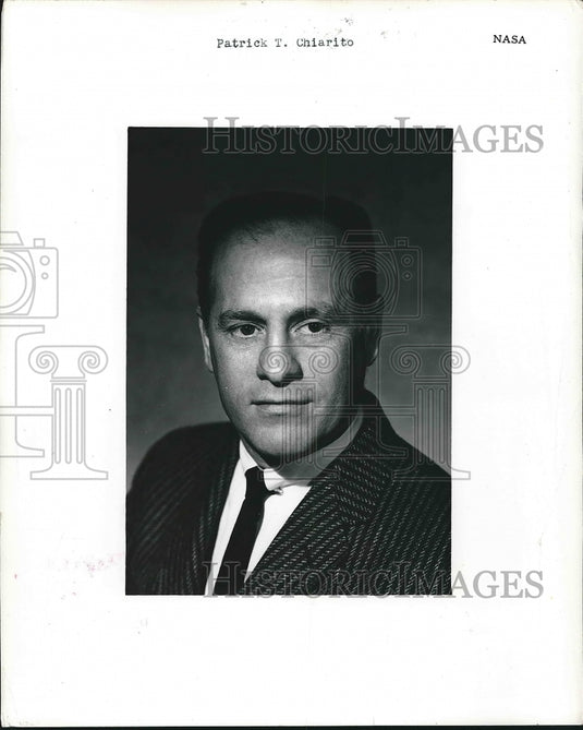1961 Press Photo Patrick Chiarito of NASA Lewis Research Center - Historic Images