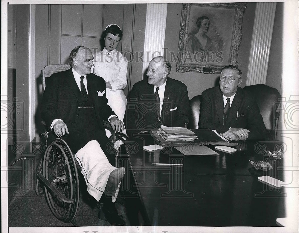 1958 Orville Taylor Charles Burgess E.A. Rosenstone Illinois State - Historic Images